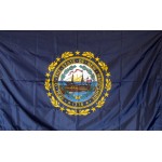 New Hampshire 3'x 5' Solar Max Nylon State Flag