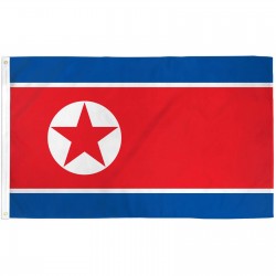 Korea North 3'x 5' Country Flag