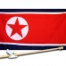 NORTH KOREA COUNTRY 3' x 5'  Flag, Pole And Mount.