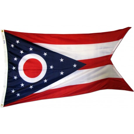 Ohio 3'x 5' Solar Max Nylon State Flag