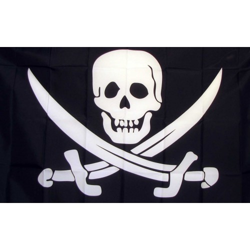 Jack Rackham 3'x 5' Pirate Flag (F-2401) - by www.neoplexonline.com
