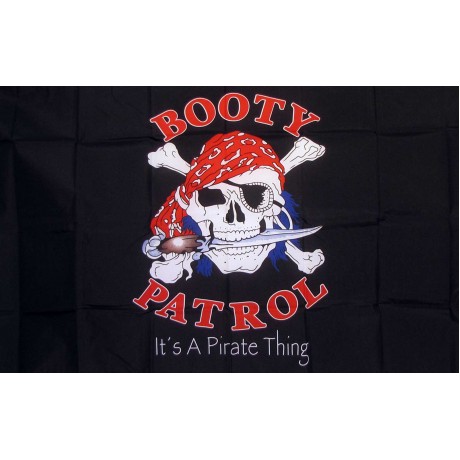 Booty Patrol 3'x 5' Pirate Flag