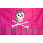 Pirate Princess Pink 3'x 5' Flag