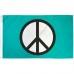 Peace Symbol 3'x 5' Novelty Flag
