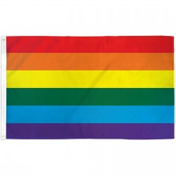 Rainbow Gay Pride 3' x 5' Polyester Flag