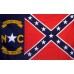 Rebel North Carolina 3' x 5' Polyester Flag