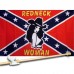 REBEL REDNECK WOMAN 3' x 5'  Flag, Pole And Mount.
