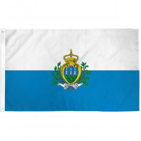 San Marino 3'x 5' Country Flag