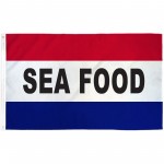 Seafood Patriotic 3' x 5' Polyester Flag