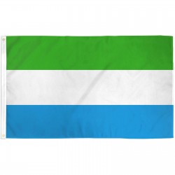 Sierra Leone 3'x 5' Country Flag