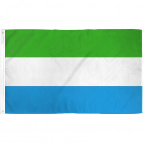 Sierra Leone 3'x 5' Country Flag
