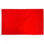 Solid Red 3' x 5' Polyester Flag