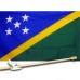 SOLOMAN ISLANDS COUNTRY 3' x 5'  Flag, Pole And Mount.