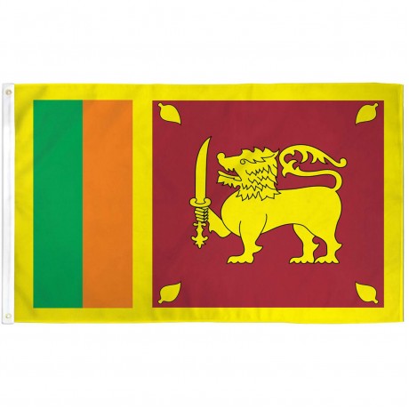 Sri Lanka 3'x 5' Country Flag