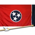 TENNESSEE 3' x 5'  Flag, Pole And Mount.
