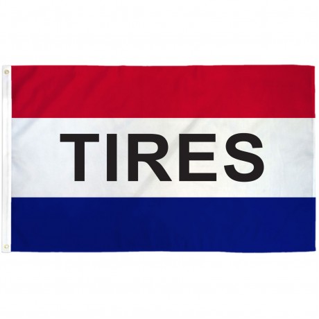 Tires 3' x 5' Polyester Flag