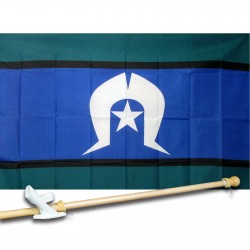 TORRES STRAIGHT COUNTRY 3' x 5'  Flag, Pole And Mount.