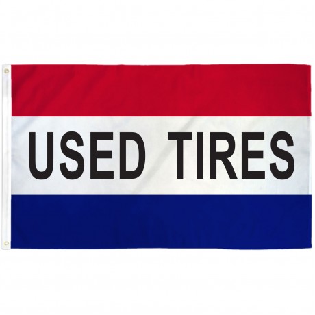 Used Tires 3' x 5' Polyester Flag