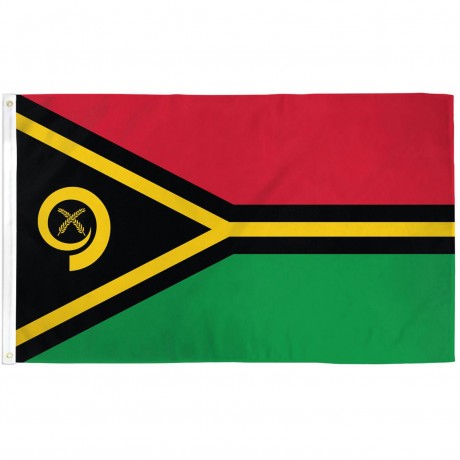 Vanuatu 3'x 5' Country Flag