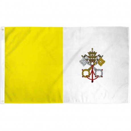 Vatican 3'x 5' Country Flag