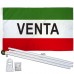 Venta 3' x 5' Polyester Flag, Pole and Mount
