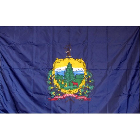 Vermont 3'x 5' Solar Max Nylon State Flag