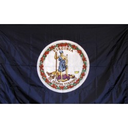 Virginia 3'x 5' Solar Max Nylon State Flag