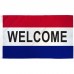 Welcome Patriotic 3' x 5' Polyester Flag