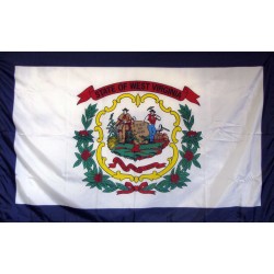 West Virginia 3'x 5' Solar Max Nylon State Flag