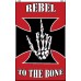 REBEL TO THE BONE VERTICAL POLY 3' X 5' FLAG