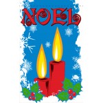 Noel Candles 3' x 5' Polyester Flag