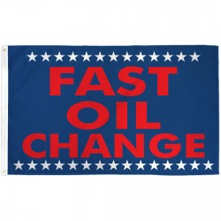Fast Oil Change 3' x 5' Polyester Flag