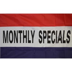 Monthly Specials 3'x 5' Business Flag