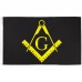 Masonic Black & Yellow Historical 3'x 5' Flag