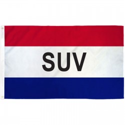 SUV Patriotic 3' x 5' Polyester Flag