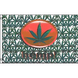 Hemp Marijuana 3' x 5' Polyester Flag
