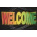 Welcome Neon 3' x 5' Polyester Flag