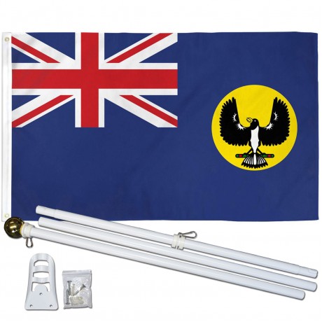 South Australia 3' x 5' Polyester Flag, Pole and Mount