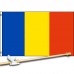 ROMANIA COUNTRY 3' x 5'  Flag, Pole And Mount.