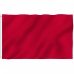 Solid Red Nylon 2'x 3' Flag