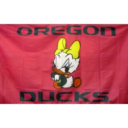 Oregon Ducks Pink 3'x 5' College Flag