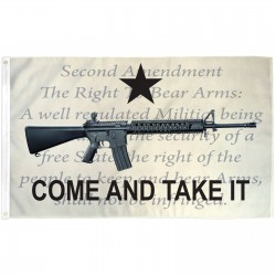 Come And Take It 2nd Amendment 3' x 5' Polyester Flag