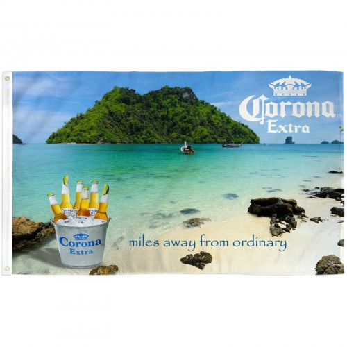Corona Extra Island Flag Blue 