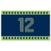 Seattle Seahawks 12th Man 2'x 3' NFL Flag