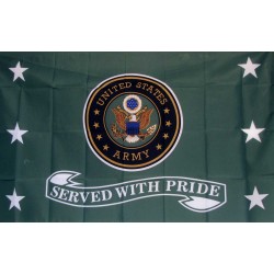 Army Served with Pride 3'x 5' Economy Flag
