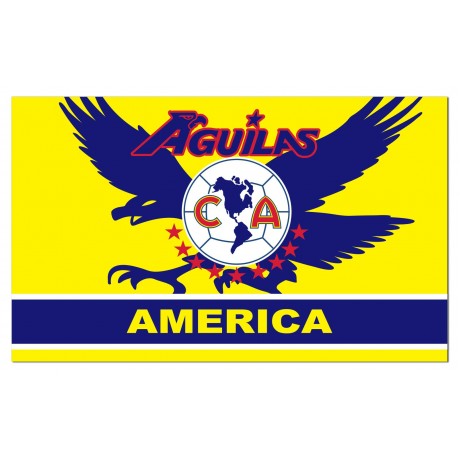 Aguilas Club America Soccer Club 3'x 5' Soccer Flag