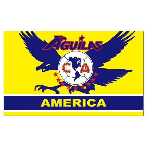 Aguilas Club America Soccer Club 3'x 5' Soccer Flag (F-1138) - by  