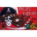 Pirate Captain Red with Gold 3'x 5' Pirate Flag