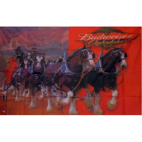 Busweiser Clydesdales 3' x 5' Flag