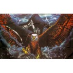 POW-MIA Eagle with Lightning 3' x 5' Flag
